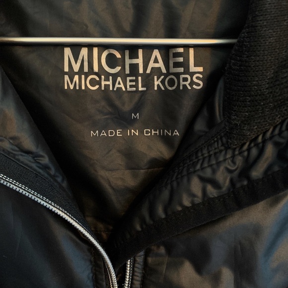 EUC Michael Kors Mixed Media Down Fleece Jacket - Picture 5 of 13